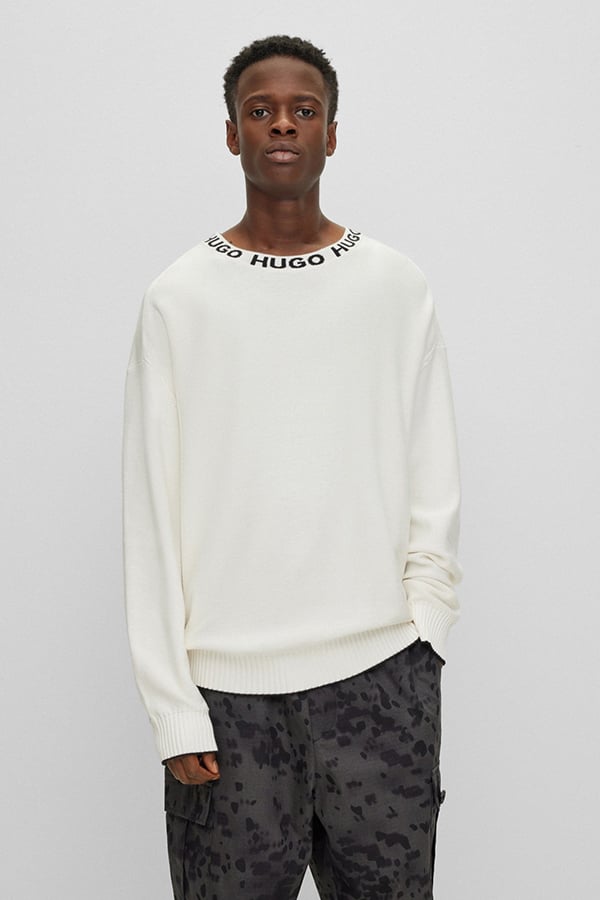 ΠΛΕΚΤΗ ΜΠΛΟΥΖΑ HUGO - 118 ΕΚΡΟΥ